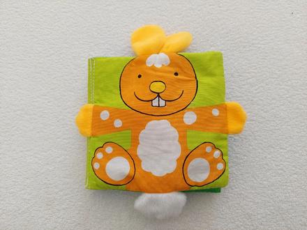 Látková knižôčka zajačik,