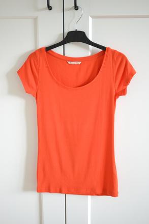 Oranžové tričko camaieu xs, camaieu,xs