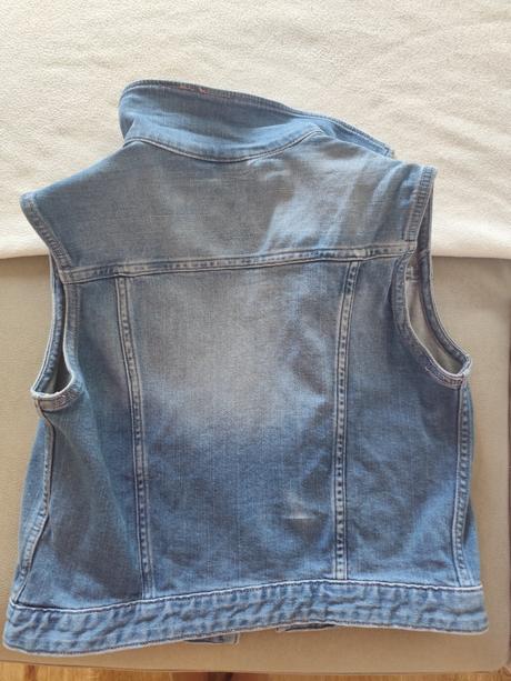 Dievčenská rifľová vesta veľ.eur 158, denim,158