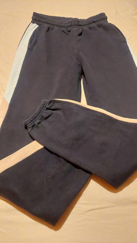 Teplaky tmave, h&m,158