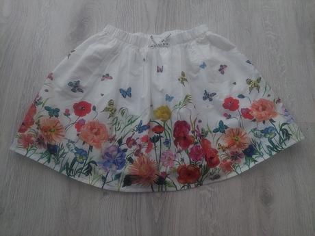 H&m - kvetinkova sukna, h&m,122