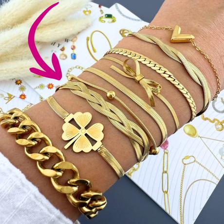 Náramok braided shine, 