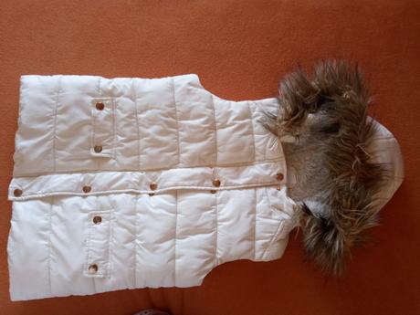 Biela vetrovka bez rukávov, f&f,128