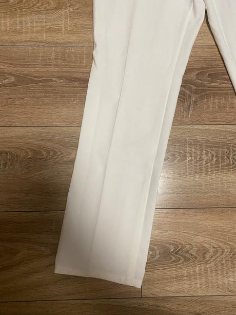 Elegantne biele nohavice, xl