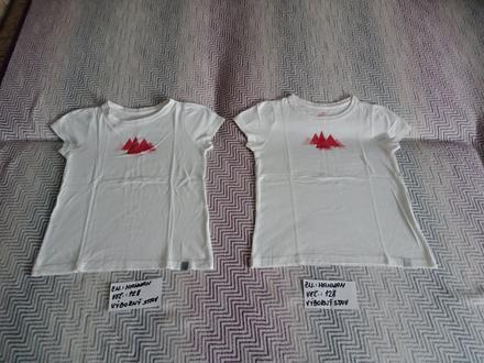 Tričká s krátkym rukávom zn.hannah veľ.128, 128