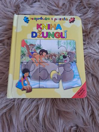 Kniha džunglí s puzzle, 