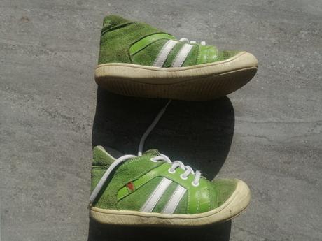 Detské topánky rak zelené v24 celokožené, rak,24