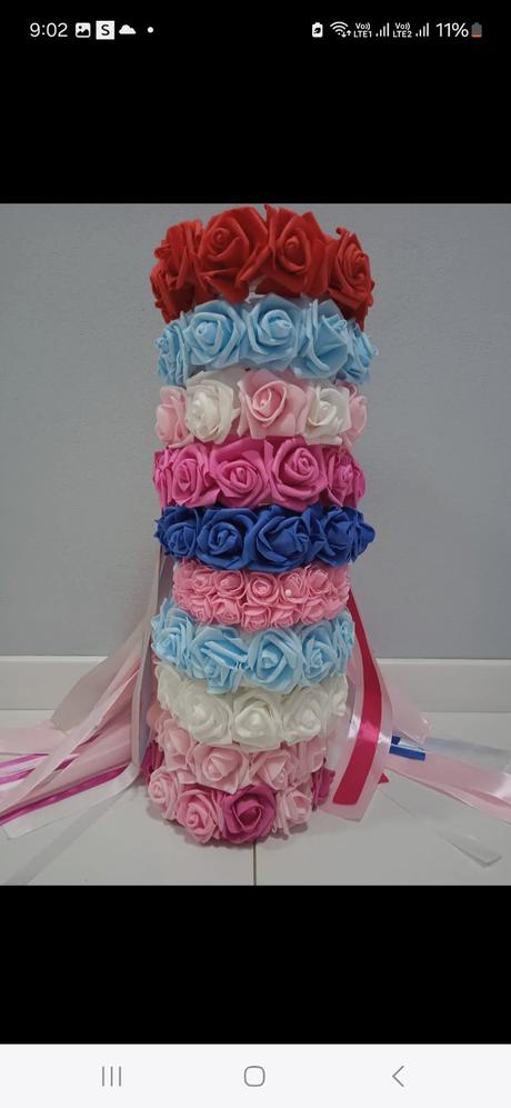 Kvetinová čelenka, parta,