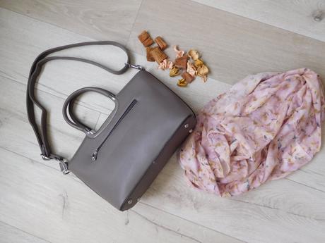 Lara bags kabelka nová šedá, lara bags