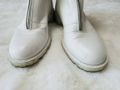 Biele mäkučké kožené workery zn. zara, zara,39