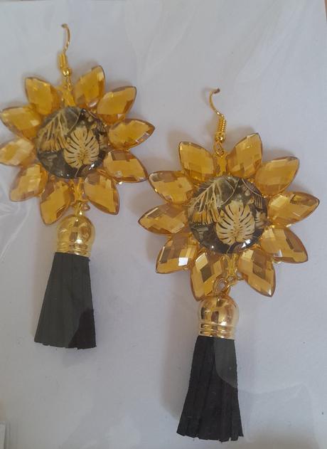 Handmade náušnice so strapcami, 