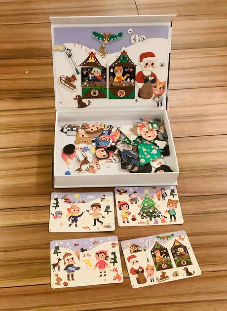 Magnetická skladačka christmas, 