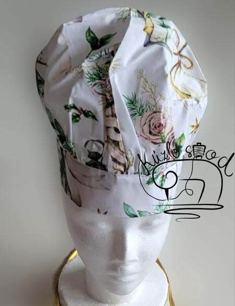 Kuchárska čiapka detská,na suchý zips- rôzne,