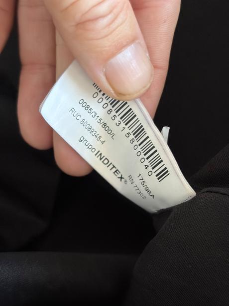 Zara elegantny cierny korzet so zipsom l, zara,l