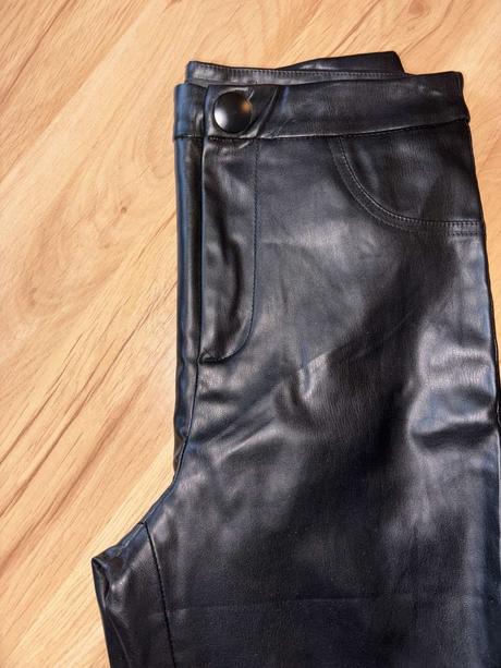 Koženkové jeginsy zara s, zara,s