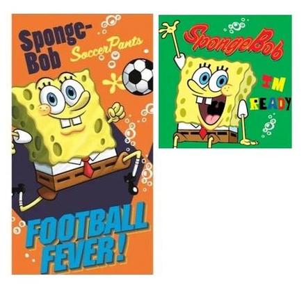 Detské froté uteráky-set 2ks- spongebob 04,