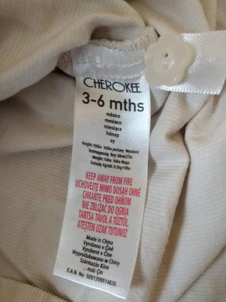 Menčestrové šaty, cherokee,68