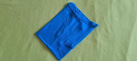 Tričko modré s mašličkou, m