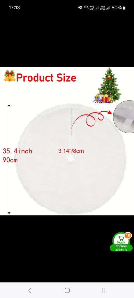 Kožušina pod vianočný stromček, 