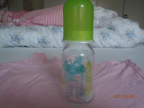 Sklená fľaška na kŕmenie, 