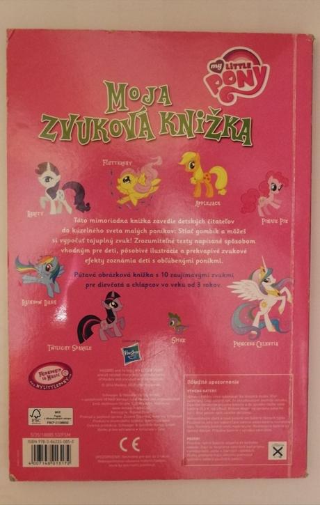 Zvuková knižka my little pony,