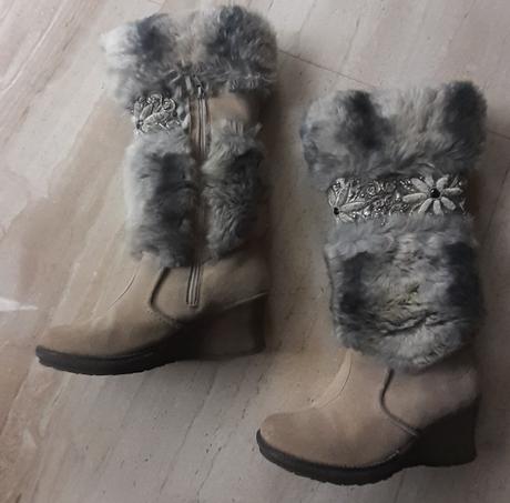 Kožušinové čižmy 37, tamaris,37