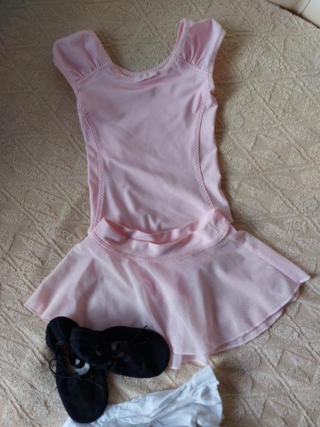 Gymnasticky dres pre malu baletku, ballet rosa,80