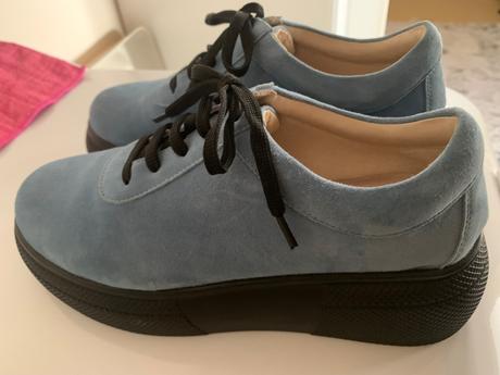 Modre topanocky na snurovanie 38, 38