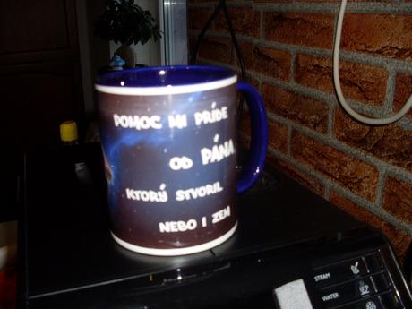 Pohár/hrnček/šálka s pekným mottom, 