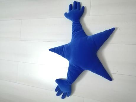 Vankúšik modry hviezda, 