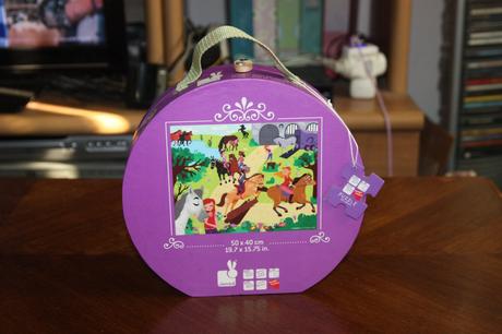 Puzzle janod koniky 100 v kufriku, 