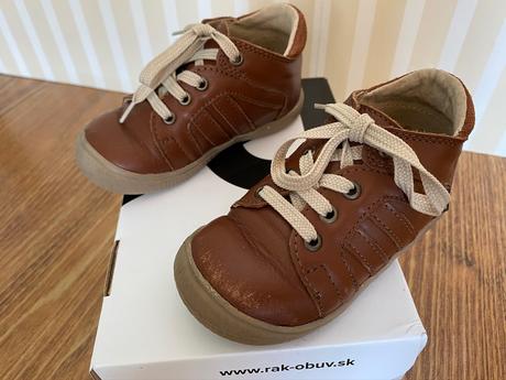 Hnedé topánky rak, rak,20