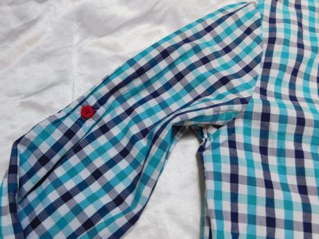 Pekna karo košelova bluzka s roll-up rukavmi, u.s. polo assn.,34