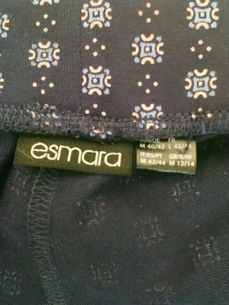 Dámske modré letné nohavice so vzorom, esmara, m, esmara,m