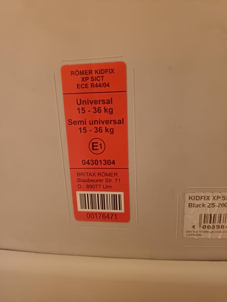 Romer kidfix xp sict + darček, römer