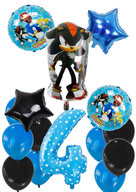 Balóny ježko sonic/knuckles/shadow- až 15/16/17/18, 