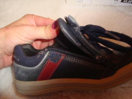 Kvalitné polotopánky, geox,29