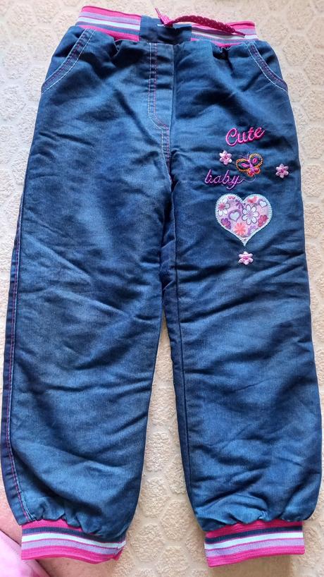 Vyteplené nohavice, 110