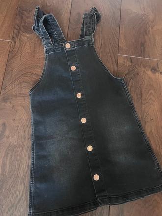 Rifľové šaty h&m 128, h&m,128