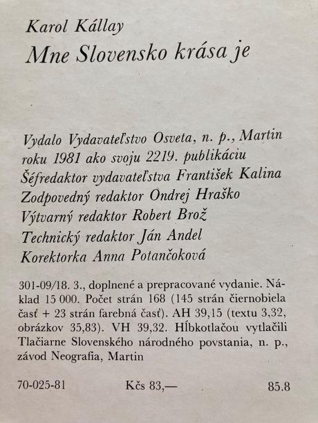 Mne slovensko krása je kállay karol (1981),