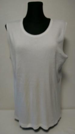 Dámsky biely top bez rukávov, veľ. xl/xxl, xxl
