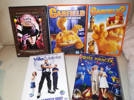 Garfield dvd anglicke,