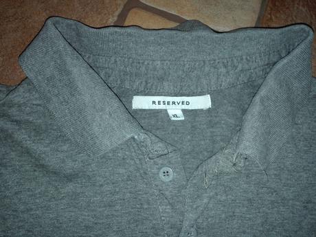 Sive tricko, reserved,l