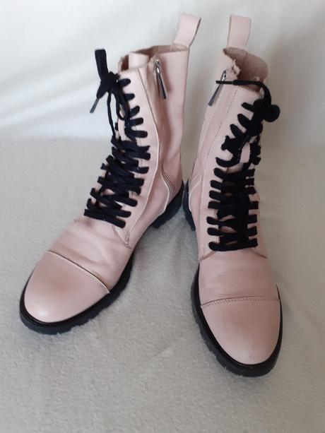 Dámske kožené topánky workery zara č.41, zara,41