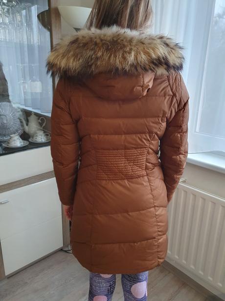 Zimná páperová bunda, s
