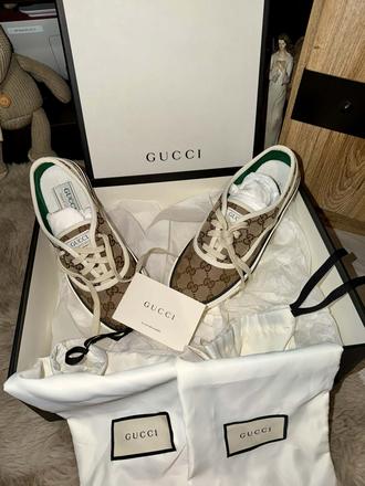Gucci original nove damske luxusne stylove tenisky, gucci,36
