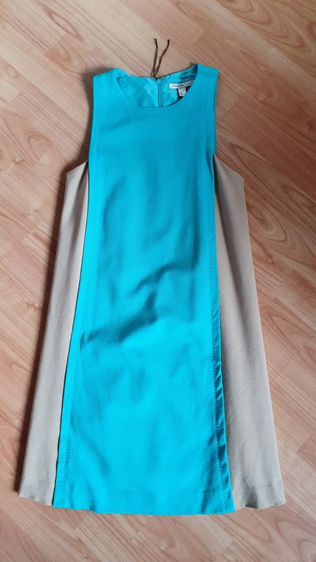 Mango raz oblečené tyrkysové šaty, mango,s
