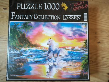 Puzzle 1000 biely kôň, 