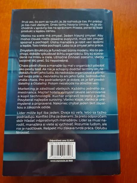 Miro sivacek manažment dokonalá hra, 