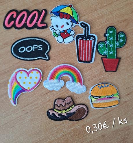 Nášivky / nažehľovačky, 